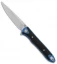 Artisan Cutlery Shark Liner Lock Knife CF/Blue Ti (4" Stonewash) 1707G-BU
