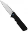 Artisan Cutlery Littoral Liner Lock Knife Black G-10 (3.75" Stonewash)
