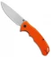 Artisan Cutlery Tradition Liner Lock Knife Orange G-10 (3.8" Stonewash)