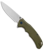 Artisan Cutlery Tradition Liner Lock Knife Green G-10 (3.8" Stonewash)