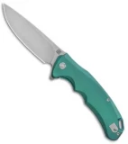 Artisan Cutlery Tradition Frame Lock Knife Green Titanium (3.8" Stonewash)