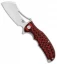 Bestech Knives Hornet Liner Lock Knife Black/Red G-10 (3.5" Satin) BG12B