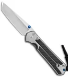 Chris Reeve Large Sebenza 21 Knife w/ Carbon Fiber Inlays (3.625" Stonewash)