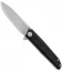 Stedemon Vouking Samgun TS05 Frame Lock Knife Black Titanium (3.3" Stonewash)