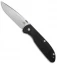 Hinderer Knives Firetac Spear Point Frame Lock Knife Black G-10 (3.6" Stonewash)