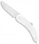 Svord Zero Metal Peasant Knife Friction Folder White (3.125" Polymer)