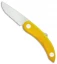 Svord Zero Metal Peasant Knife Friction Folder Yellow (3.125" Polymer)