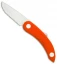 Svord Zero Metal Peasant Knife Friction Folder Orange (3.125" Polymer)