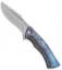 Zieba Knives / Jason Knight S5 "Southern Star" Knife Smoke Blue Ti (4" SW)