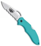 Boker Plus Cinch Girls Action R Lockback Knife Teal Nylon (3" Satin) 01CI095