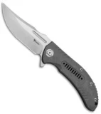 Reate Knives Faisal Yamin Valhalla Frame Lock Knife Hollowed Ti (3.8" Stonewash)