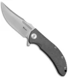 Reate Knives Faisal Yamin Valhalla Frame Lock Knife Titanium (3.8" Stonewash)