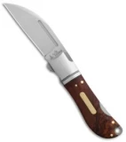 Andre de Villiers Swayback Lockback Knife Rosewood w/Insert (2.8" Satin) AdV