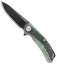 Stedemon Knife Co. BG01 Liner Lock Knife Jade Green G-10 (3.3" Black SW) BG0107
