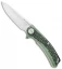 Stedemon Knife Co. BG01 Liner Lock Knife Jade Green G-10 (3.3" Satin) BG0103