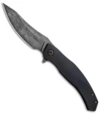 Bond Knives Custom Huli Maka Flip Frame Lock Knife Stealth Ti (3.75" Black SW)