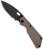 Strider Knives PT Knife Coyote Brown G-10 Bead Blast (2.75" Black Plain)