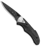 Buck Fluid X1 Legacy Collection L.E. Lockback Knife Marble CF (3" Black)