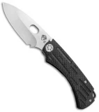 Medford Colonial Frame Lock Knife CF/Black Ti (3.5" Stonewash S35VN) MKT