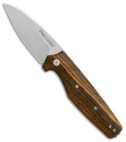 Viper Knives DAN 2 Wharncliffe Slip Joint Knife Bocote (2.8" Satin) V5930BC