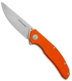 Viper Knives Anso Orso Liner Lock Knife Orange G-10 (3.3" Stonewash) V5968GO