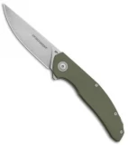 Viper Knives Anso Orso Liner Lock Knife Green G-10 (3.3" Stonewash) V5968GG