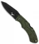 V Nives Rocky II Lockback Knife Green FRN (3.25" Black)