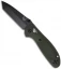Benchmade Mini Griptilian OD Green Tanto Knife (2.91" Black) 557BKOD
