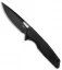 Rike Knife 802GB Frame Lock Knife Black G-10 (3.8" Black)