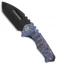 Medford Praetorian Genesis T Tanto Knife Sculpted Purple Ti  (3.3" Black) MKT