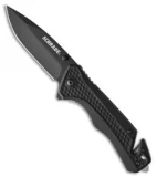 Schrade Hero Liner Lock Knife Black Aluminum (3.25" Black) SCH1084287