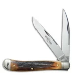 GEC #48 Northfield UN-X-LD  Pocket Knife 3.8" Sambar Stag 488217