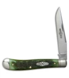 GEC #48 Northfield UN-X-LD  Pocket Knife 3.8" Pickle Green Jigged Bone 488117