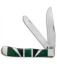 Case Trapper Knife 4.125" Exotic Green Malachite (EX254 SS) 11150