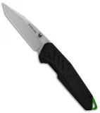 Schrade Tanto Liner Lock Knife Black Rubber (3" Bead Blast) 1084293