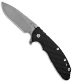 Hinderer Knives XM-24 Skinny Slicer Flipper Knife Black G-10 (4" Working)