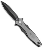 Hinderer Knives Maximus Dagger Flipper Knife Gray G-10 (3.5" Battle Black)