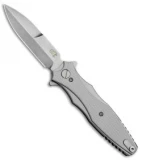 Hinderer Knives Maximus Bayonet Flipper Knife Gray G-10 (3.5" Stonewash)