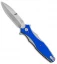 Hinderer Knives Maximus Bayonet Flipper Knife Blue G-10 (3.5" Stonewash)