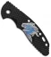 Hinderer XM-18 3.5" Horse Logo Replacement Handle Scale (Black/Blue Ti)