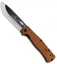 TOPS Knives BOB Fieldcraft Folder Liner Lock Knife Tan Canvas Micarta (4.37")