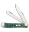 Case Trapper Knife 4.125" Green Sparkle Kirinite (10254 SS) 32580