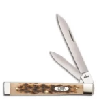 Case Doctor's Knife Traditional Pocket Knife 3.75" Amber Jigged Bone (6285 SS)