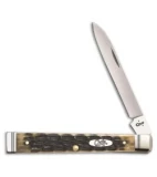 Case Doctor's Traditional Knife 3.6" OD Green Crandall Jig Bone (6185 SS) 22547