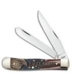 Case BSA Eagle Scout Trapper Traditional Knife 4.125" Bone (6254 SS) 18050