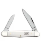 Case Ichthus Half Whittler Traditional Knife 3.25" White Polymer (4208 SS)17267