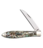 Case Abalone Teardrop 3.5" Traditional Pocket Knife  12016