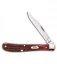 Case Cutlery Pocket Worn Old Slimline Traditional Knife 4.125" Red Bone 10303
