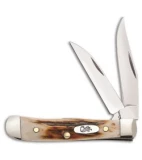Case Cutlery Tiny Trapper Traditional Knife 2.375" Red Stag (R52154W SS) 09580