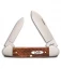 Case Cutlery Pocket Worn Harvest Traditional Knife 3.625" Orange Bone 07402